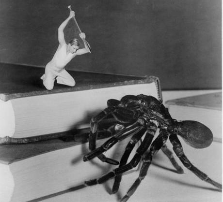 Scene from 1957 classic, "The Incredible Shrinking Man," by Jack Arnold